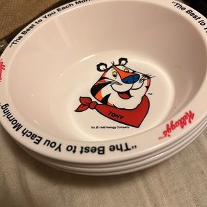 Brand New Vintage Kellogg’s Character Cereal Bowls (Set of 4)